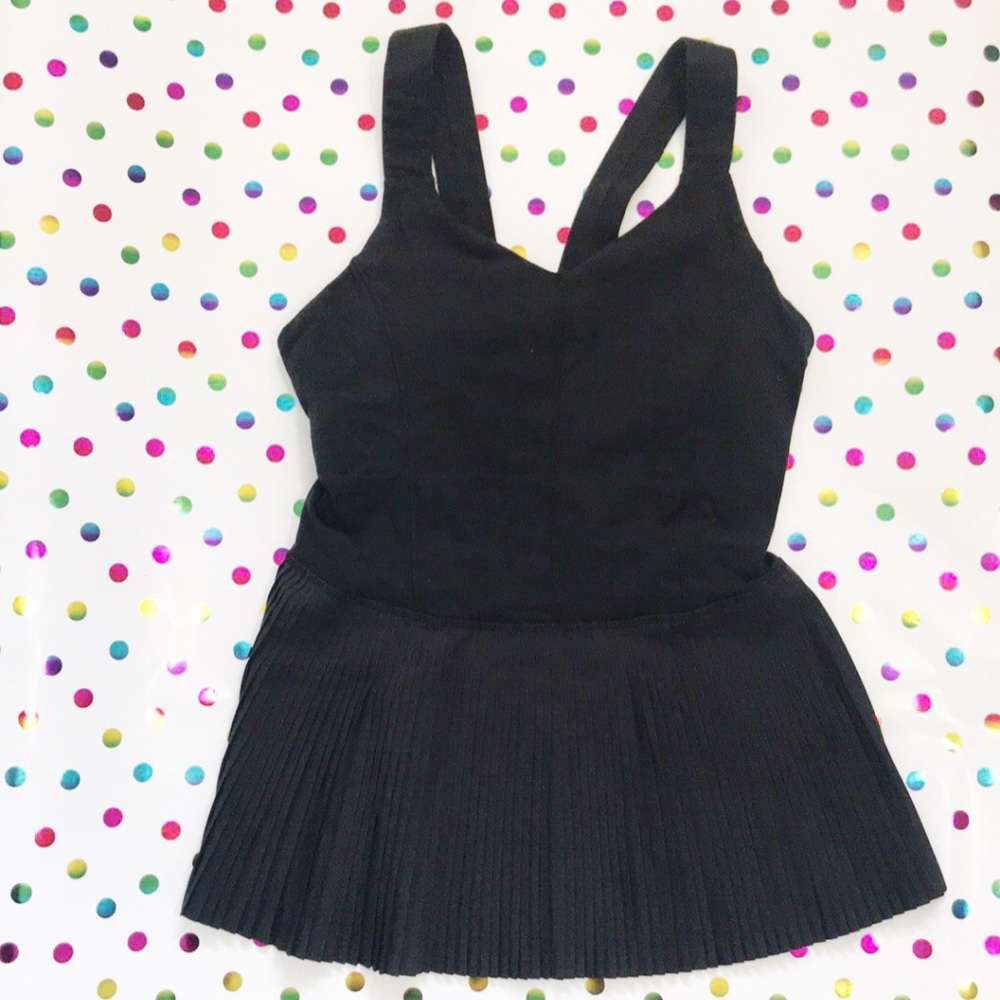 Lululemon Black pleated city tank